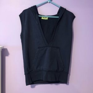 Juicy Couture Sleeveless Vneck Hoodie